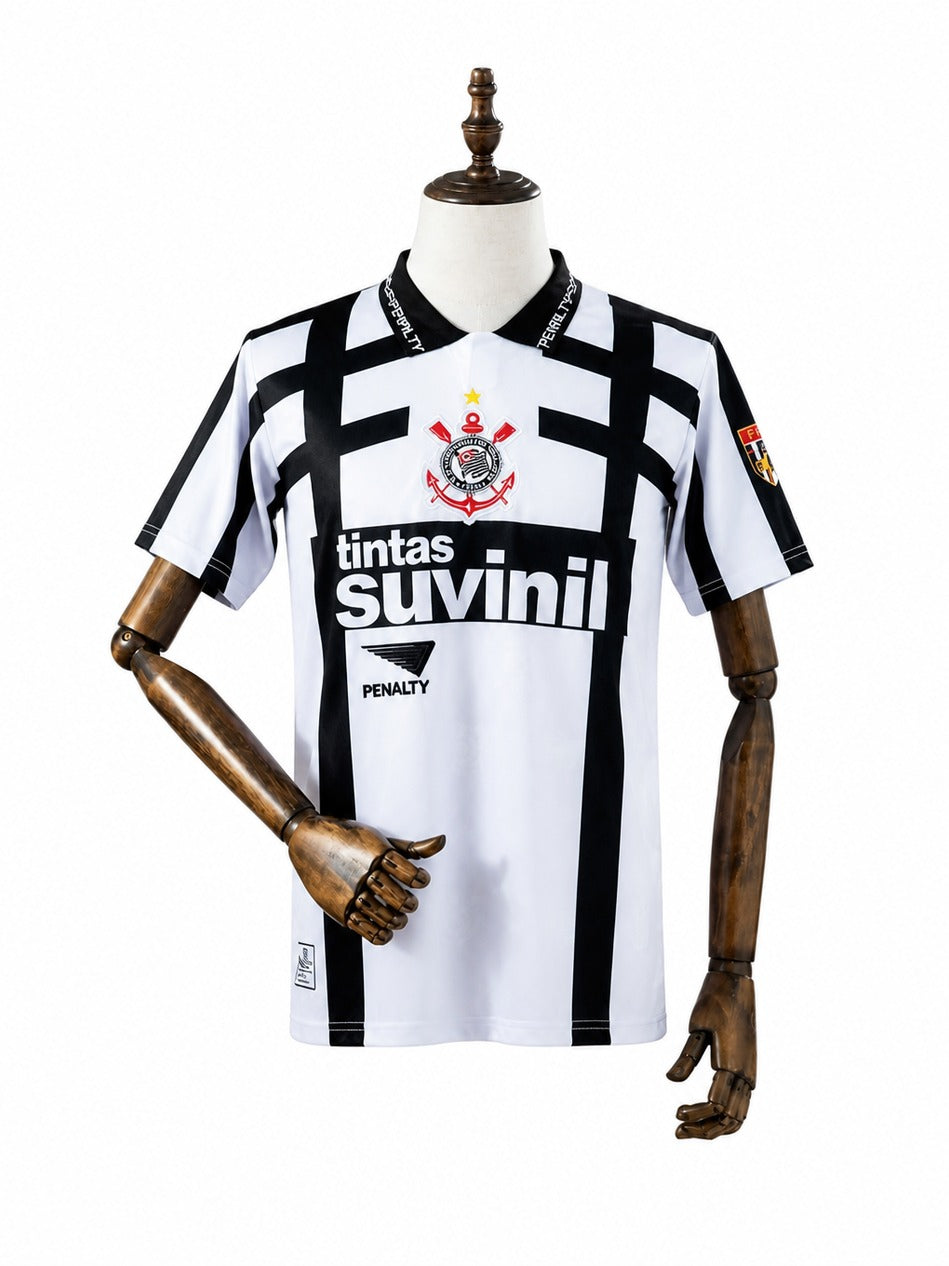 Corinthians 1996 Third Away Retro Jersey standard mannequin white background Passos Sports image 1