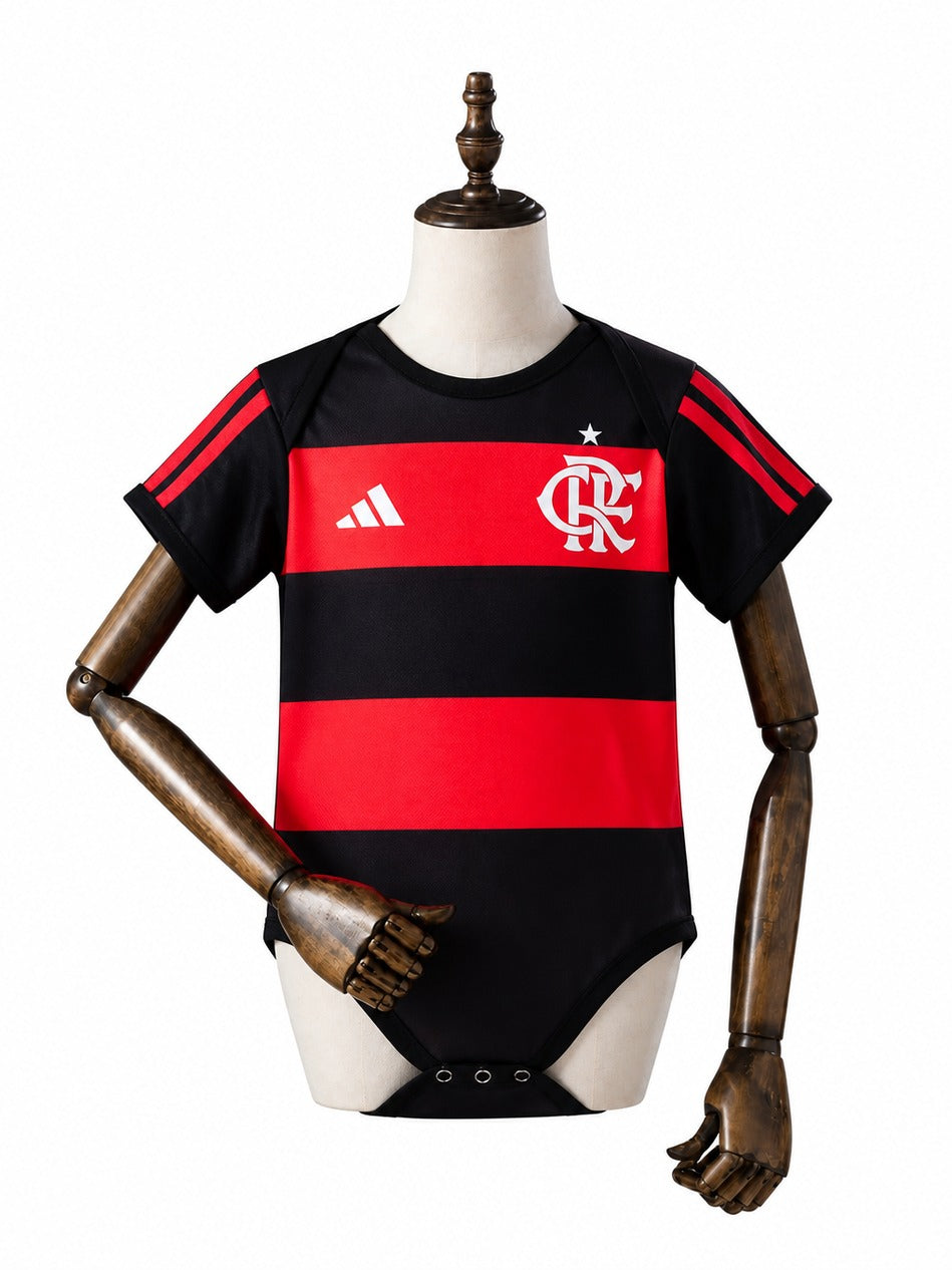 Flamengo 26/27 Home Baby Jersey mannequin view 1 white background Passos Sports