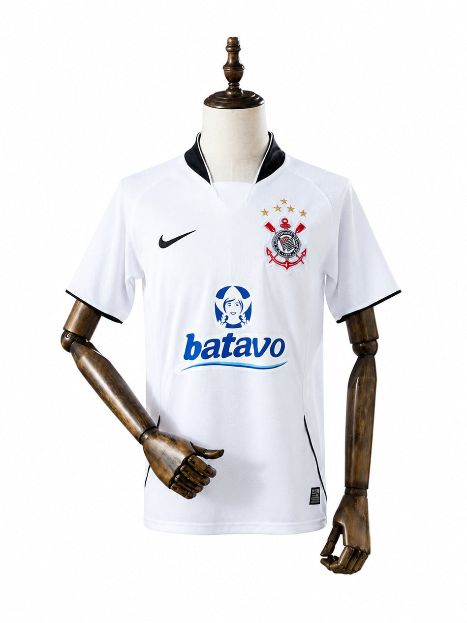 Corinthians 2009 Home Retro Jersey standard mannequin white background Passos Sports image 1