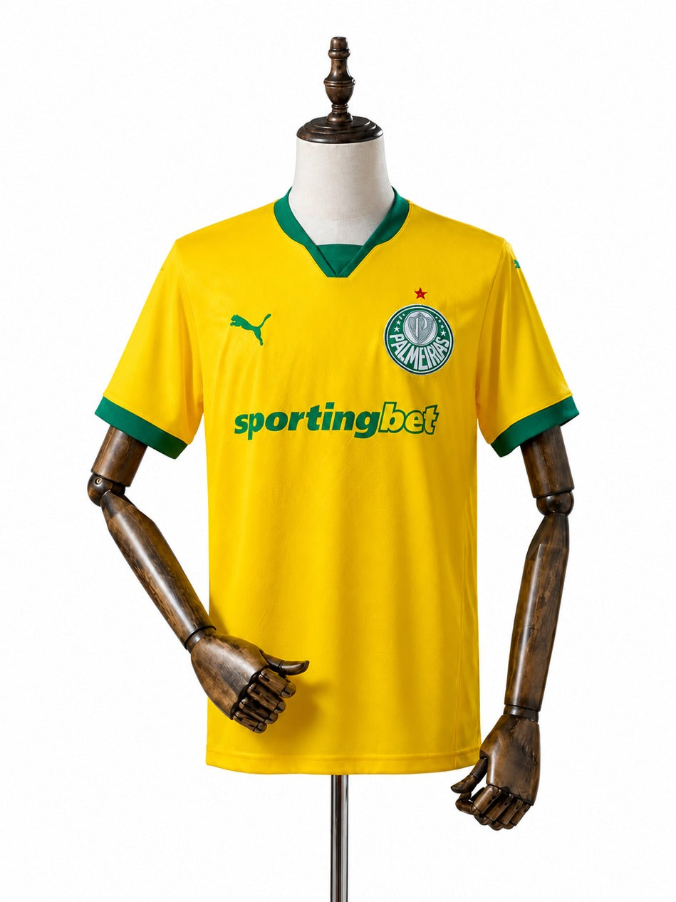 25/26 Palmeiras Third Away Soccer Jersey mannequin view 1 white background Passos Sports