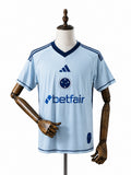25/26 Cruzeiro Goalkeeper Blue Soccer Jersey mannequin view 1 white background Passos Sports