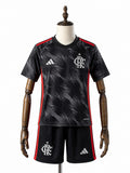 24/25 Flamengo Third Kids kit mannequin view 1 white background Passos Sports