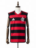 25/26 Flamengo Vest Sleeveless Home Football Jersey mannequin view 1 white background Passos Sports