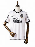 10/11 Corinthians 100th Anniversary Retro Soccer Jersey standard mannequin white background Passos Sports image 1