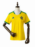 26/27 Flamengo Special Edition Women Yellow Jersey mannequin view 1 white background Passos Sports