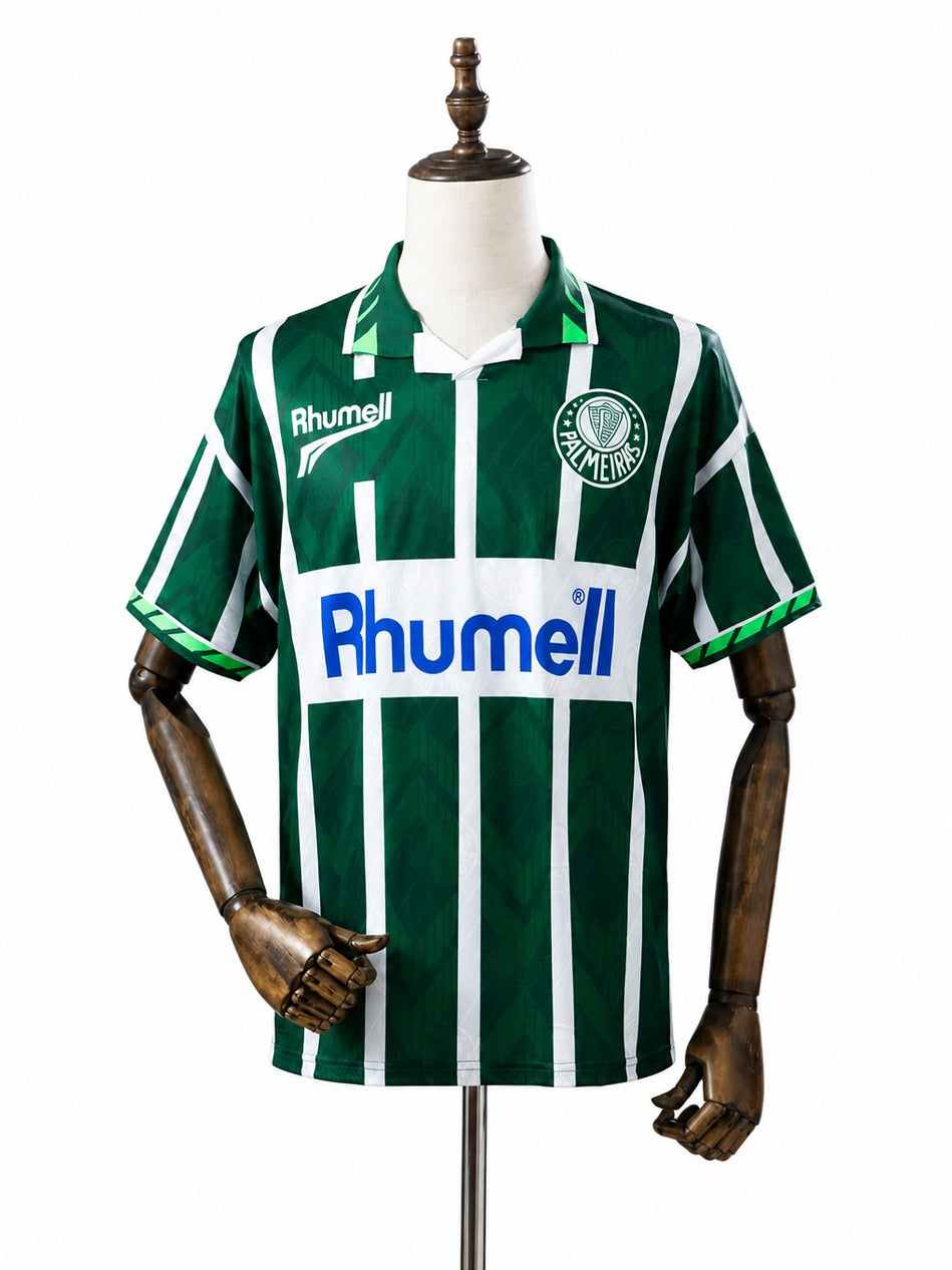93/94 Palmeiras Home Retro Soccer Jersey mannequin view 1 white background Passos Sports