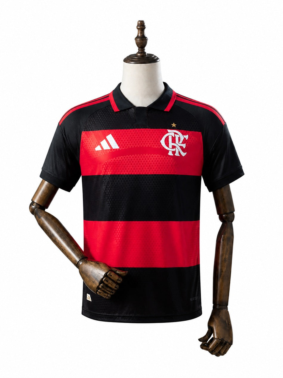 Flamengo 2026/27 Home Soccer Jersey Player Edition mannequin view 1 white background Passos Sports