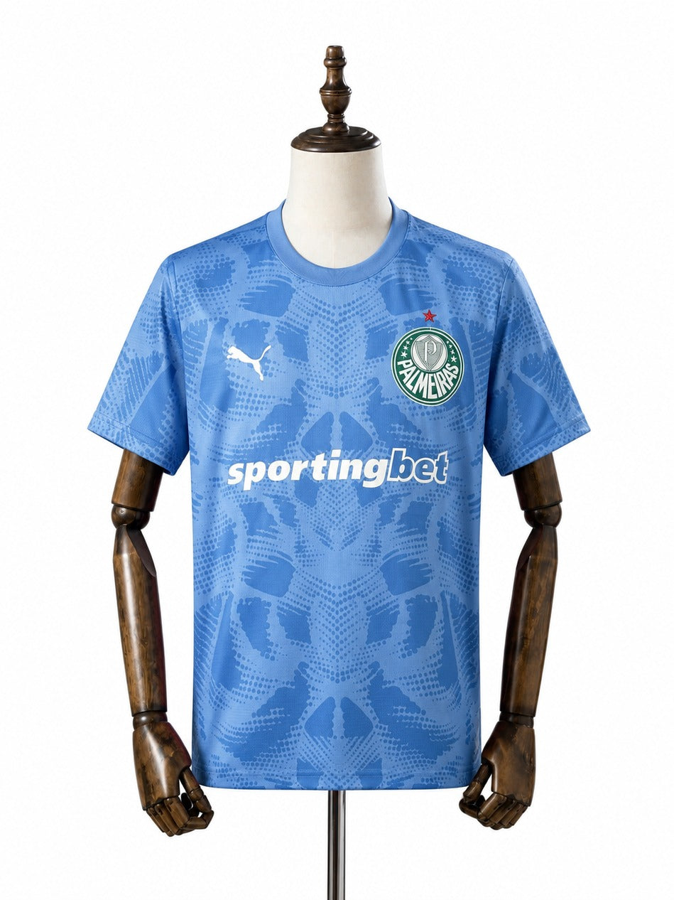 25/26 Palmeiras Goalkeeper soccer jersey mannequin view 1 white background Passos Sports