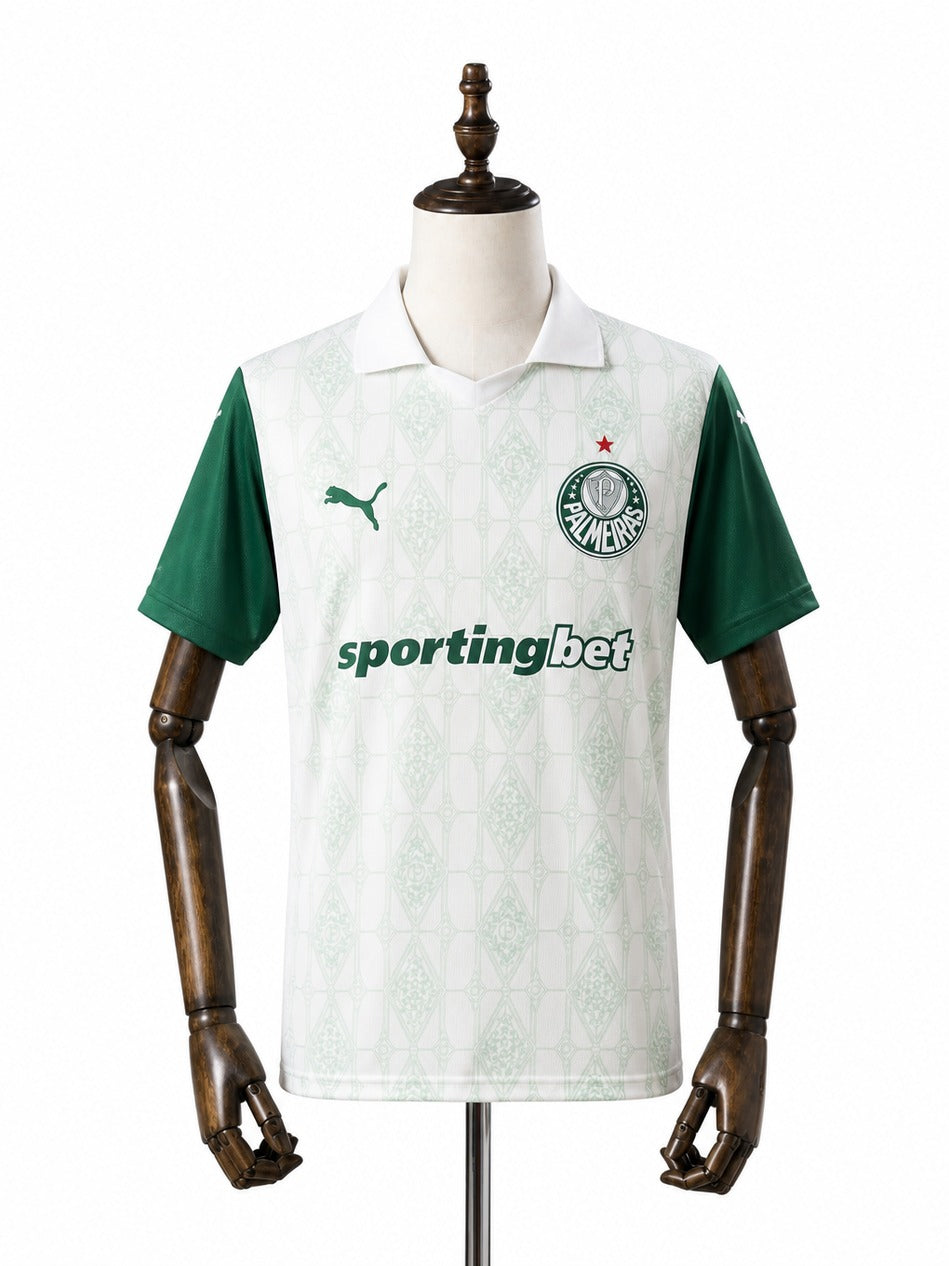25/26 Palmeiras away soccer jersey mannequin view 1 white background Passos Sports