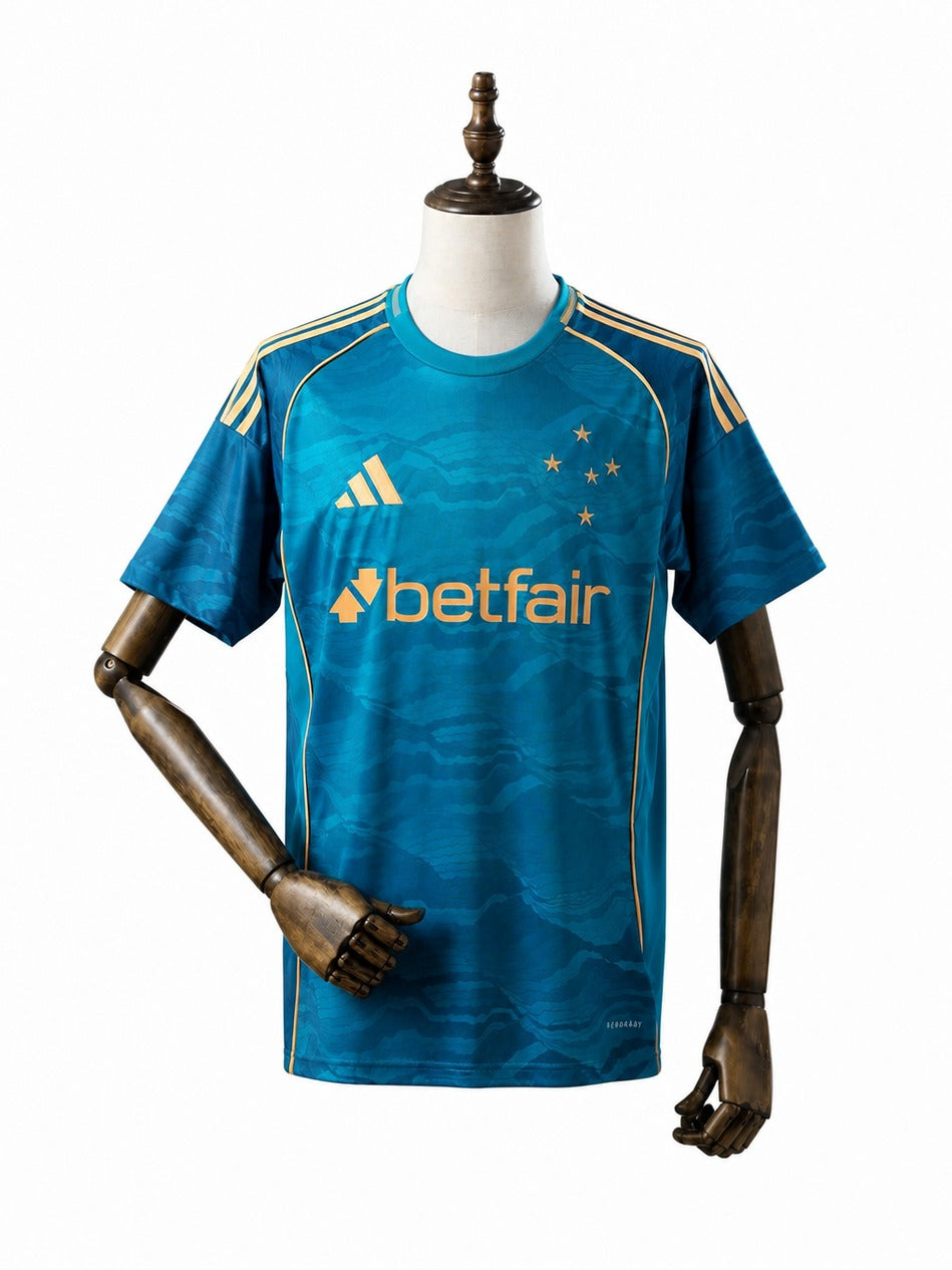 25/26 Cruzeiro Third Away Soccer Jersey mannequin view 1 white background Passos Sports