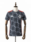 24/25 Flamengo Third Away black Player jersey mannequin view 1 white background Passos Sports
