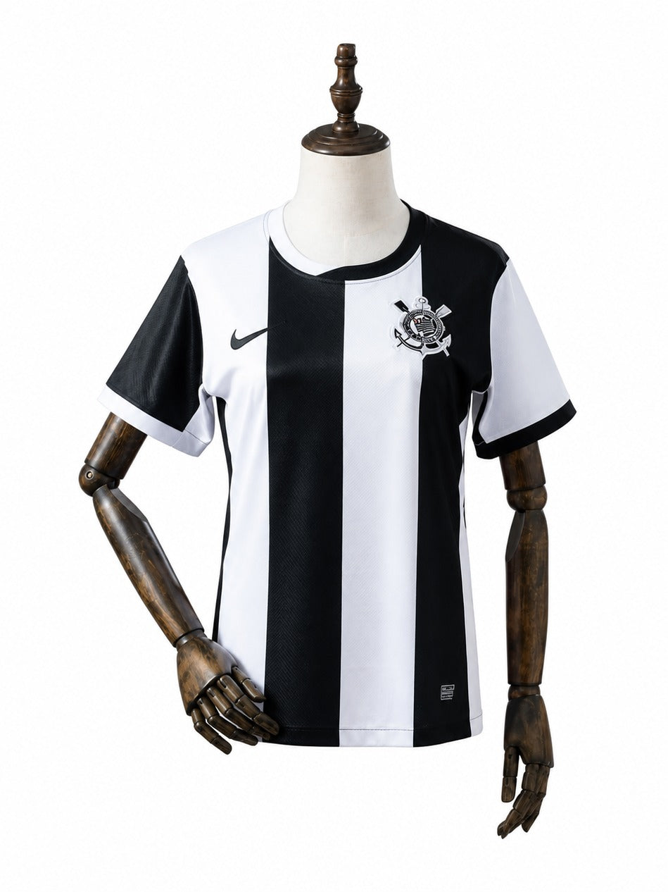 24/25 Corinthians Third Away Women Soccer Jersey standard mannequin white background Passos Sports image 1