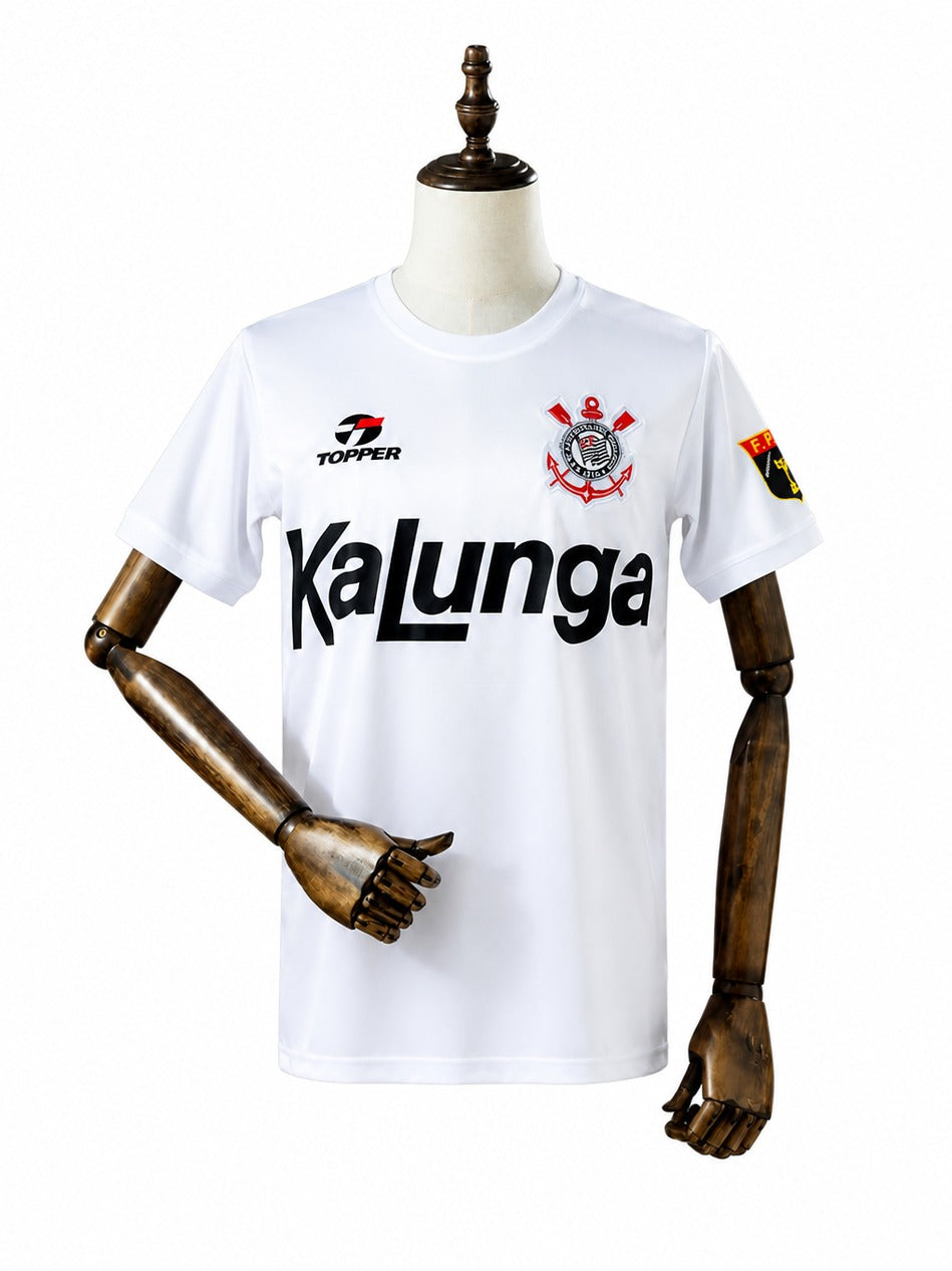 Corinthians 1988 Home Retro Jersey standard mannequin white background Passos Sports image 1