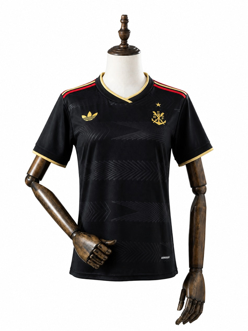 Flamengo 2025/26 Soccer Jersey mannequin view 1 white background Passos Sports