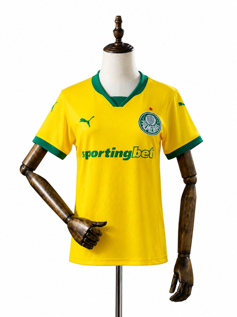 25/26 Palmeiras Third Away Women Soccer Jersey mannequin view 1 white background Passos Sports