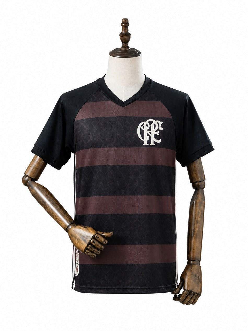 Flamengo 25/26 Black Diamond Edition Jersey mannequin view 1 white background Passos Sports