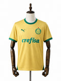 24/25 Palmeiras Thirds Away yellow soccer jersey mannequin view 1 white background Passos Sports