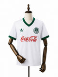 1987 Palmeiras Retro Away white soccer jersey mannequin view 1 white background Passos Sports