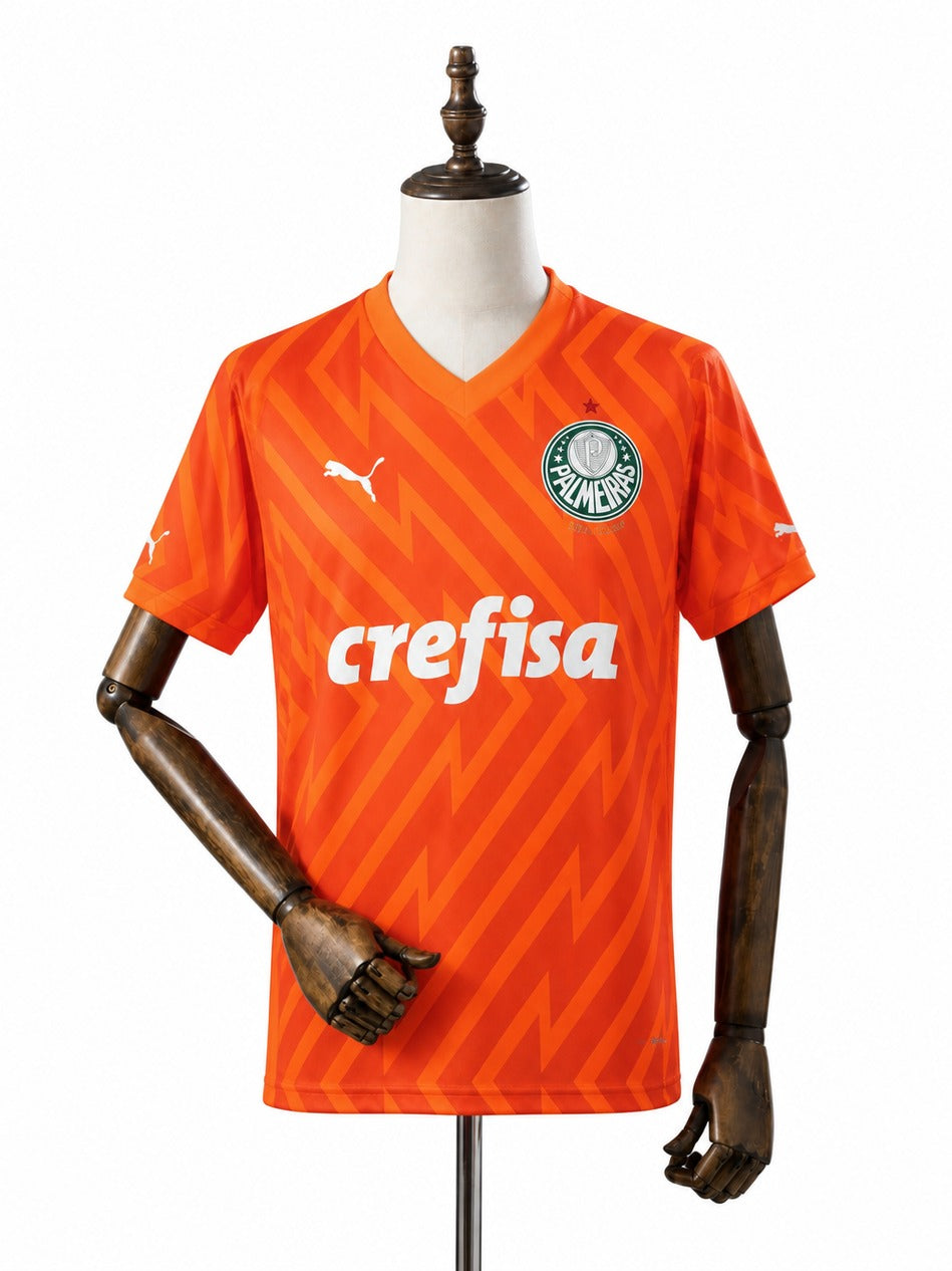 24/25 Palmeiras Goalkeeper Soccer Jersey mannequin view 1 white background Passos Sports