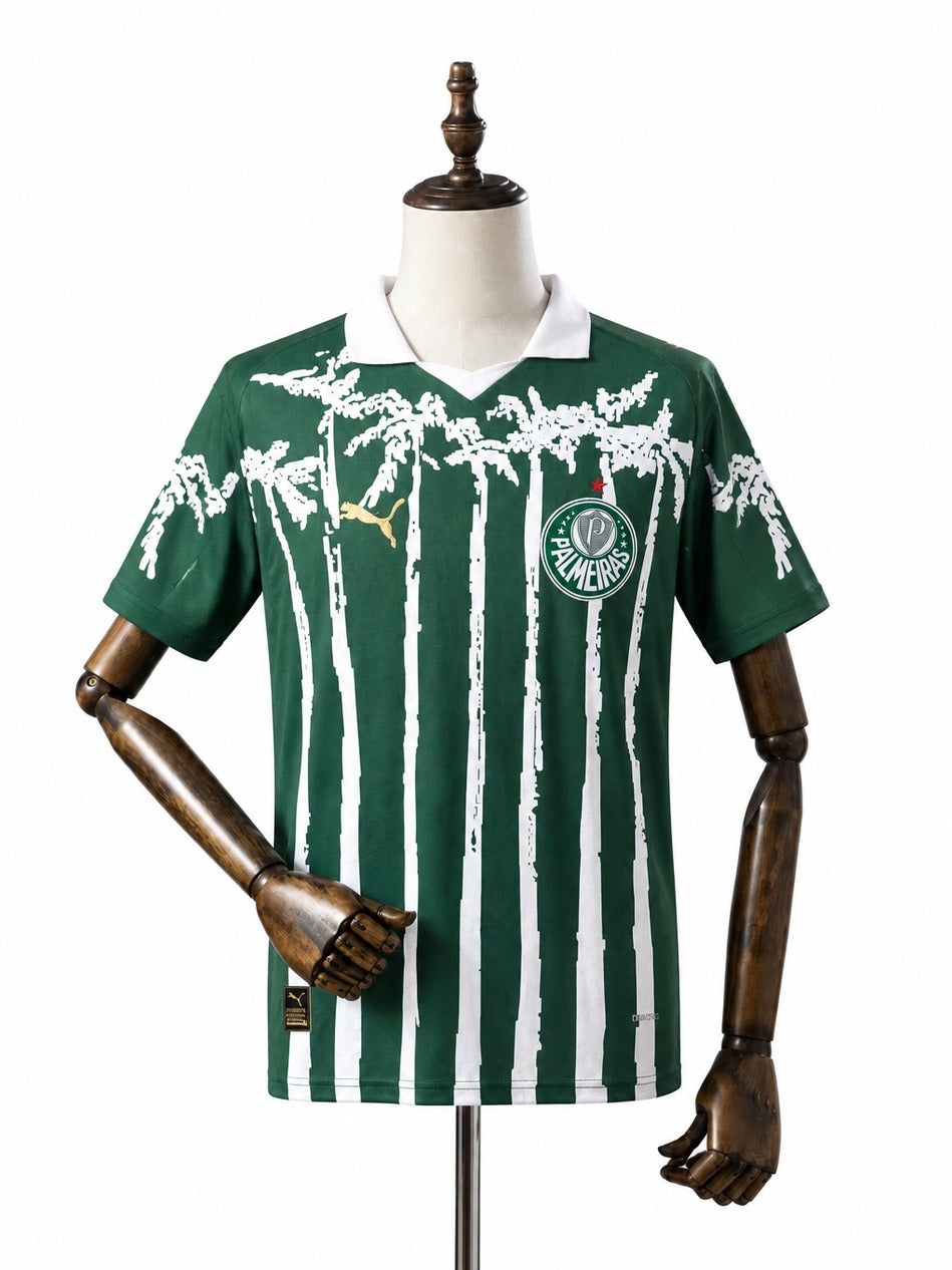 25/26 Palmeiras Special Edition green soccer jersey mannequin view 1 white background Passos Sports