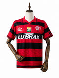 95/96 Flamengo Home Retro Soccer Jersey mannequin view 1 white background Passos Sports