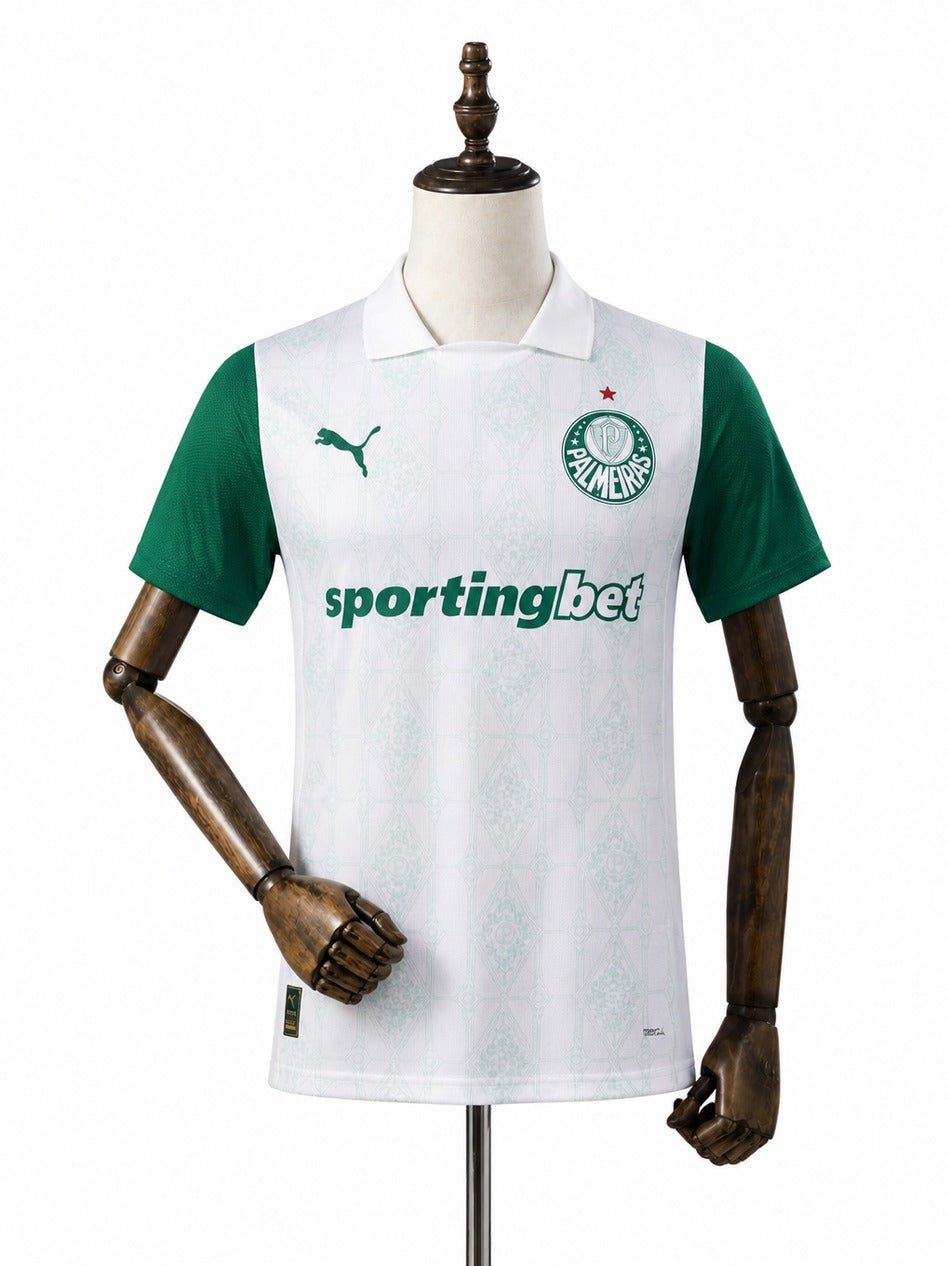 25/26 Palmeiras away all sponsors Player Version jersey mannequin view 1 white background Passos Sports