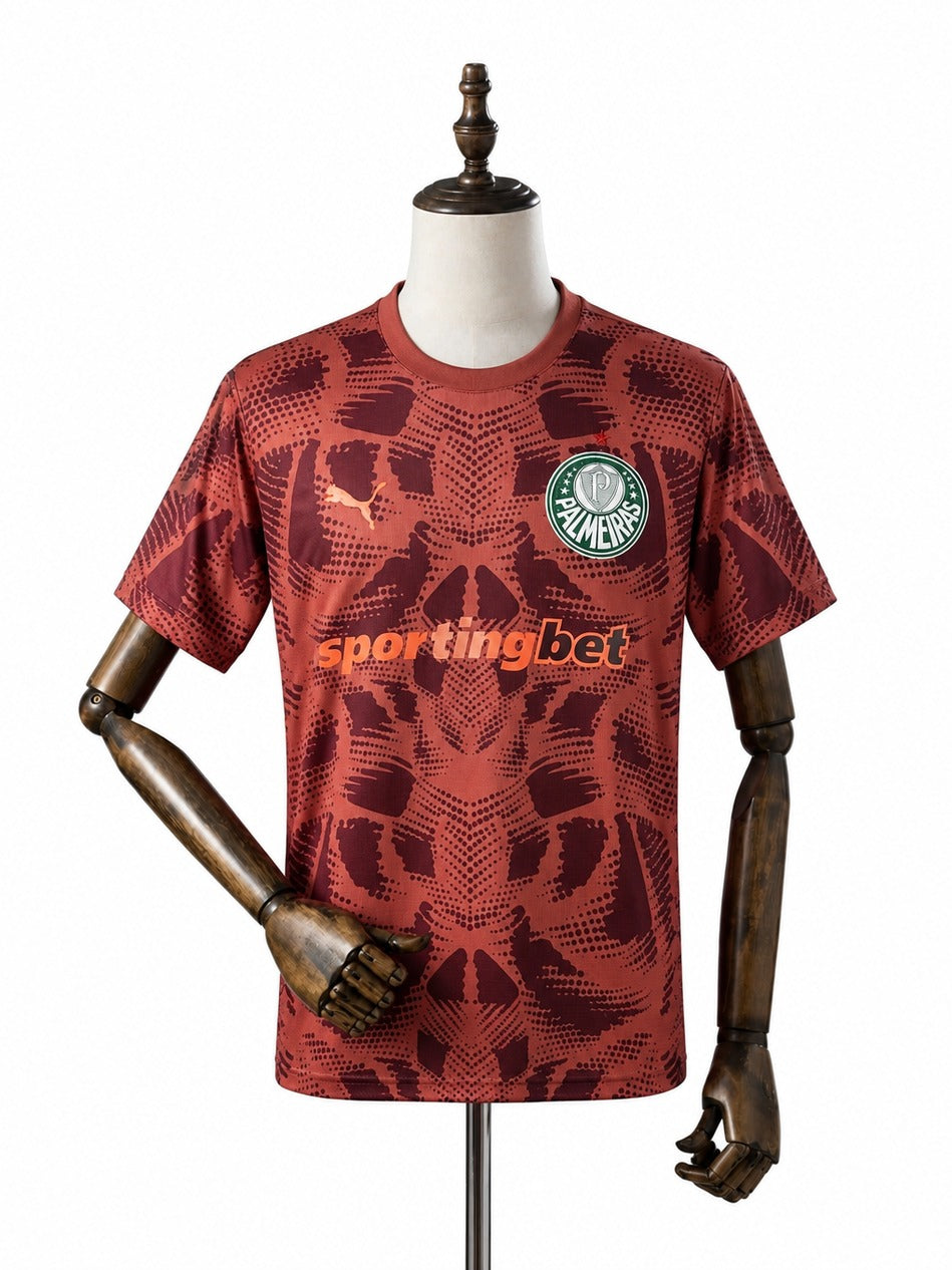 25/26 Palmeiras Goalkeeper soccer jersey mannequin view 1 white background Passos Sports
