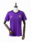 25/26 Corinthians Purple Training Women Soccer Jersey standard mannequin white background Passos Sports image 1