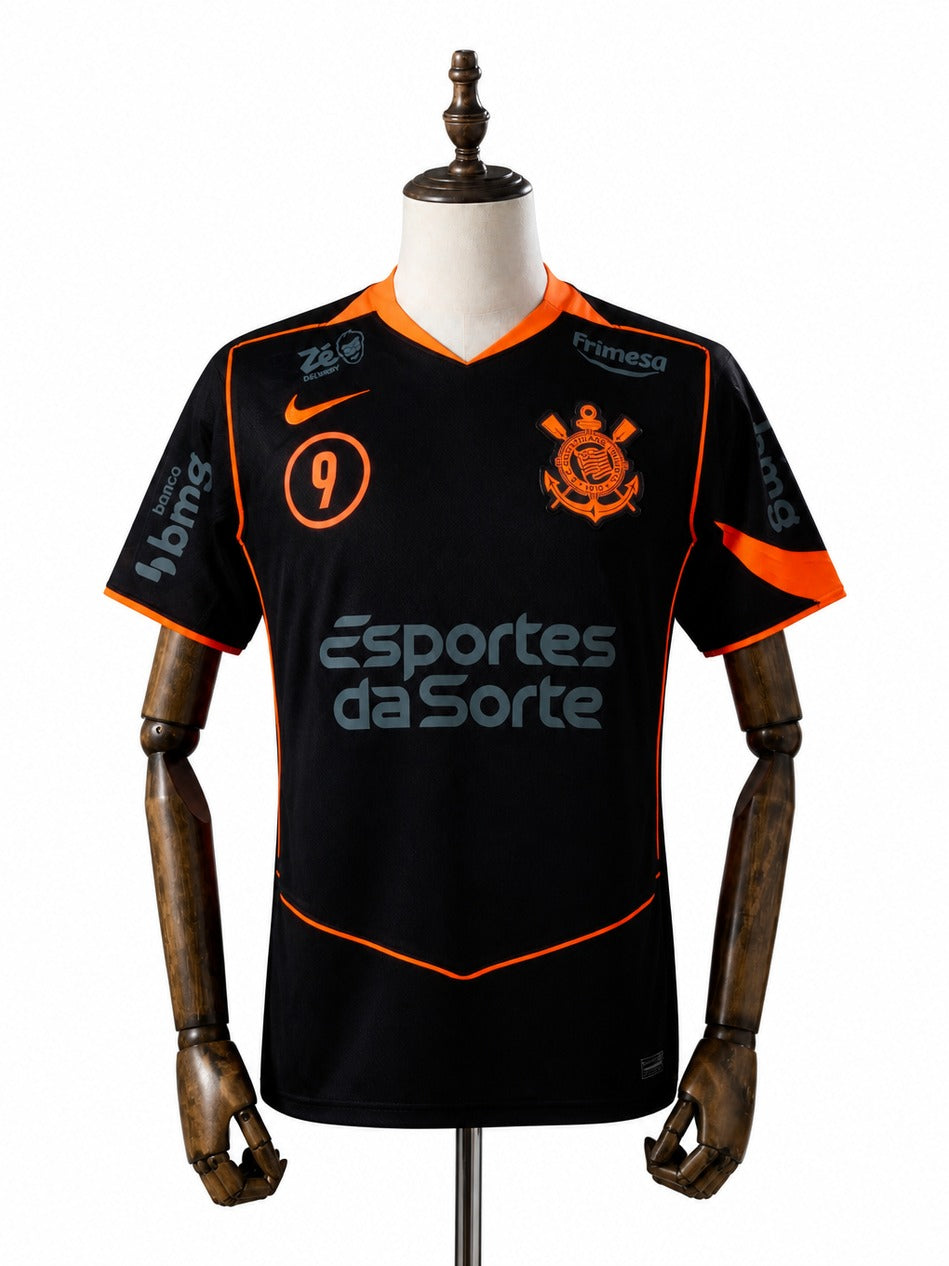 Corinthians 2025/26 Third Away Jersey with Sponsor Logos standard mannequin white background Passos Sports image 1