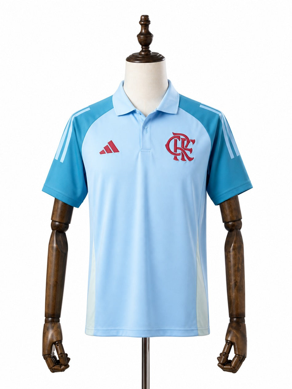 25/26 Flamengo training suit polo jersey mannequin view 1 white background Passos Sports