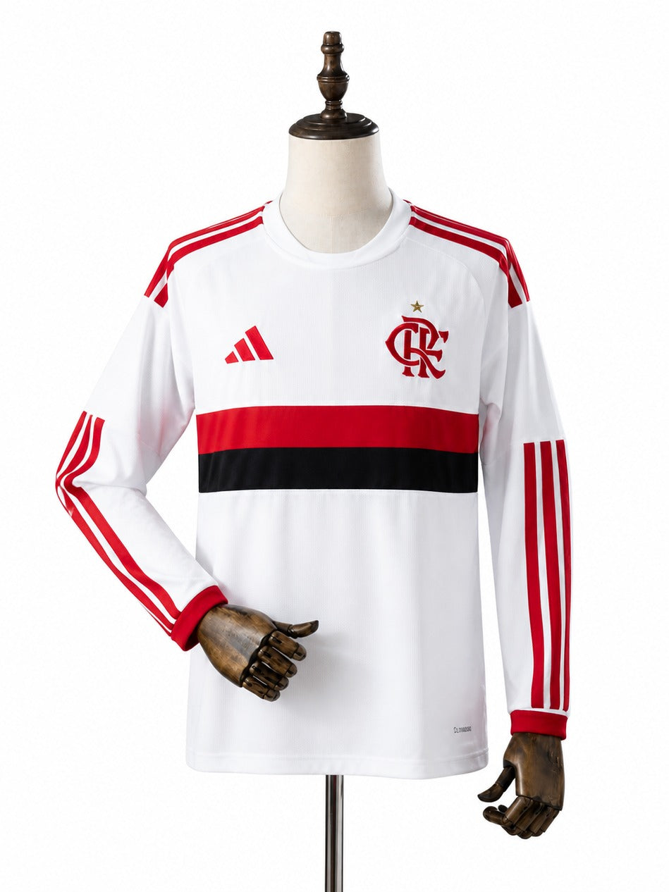 Flamengo 26/27 Away Long Sleeve Jersey mannequin view 1 white background Passos Sports