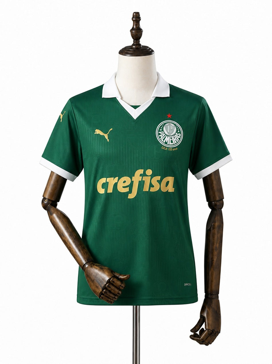 24/25 Palmeiras Home Women jersey mannequin view 1 white background Passos Sports