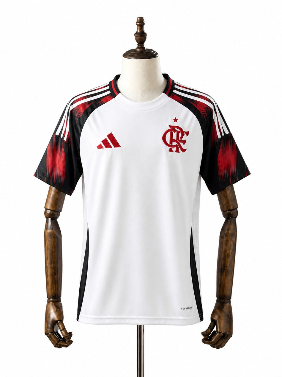 25/26 Flamengo Away Soccer Jersey mannequin view 1 white background Passos Sports