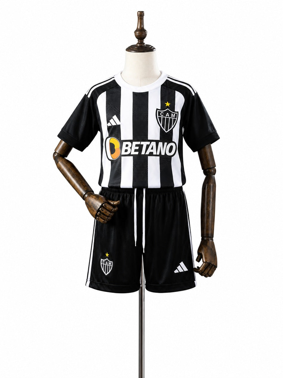 24/25 Atletico Mineiro Home kids kit mannequin view 1 white background Passos Sports