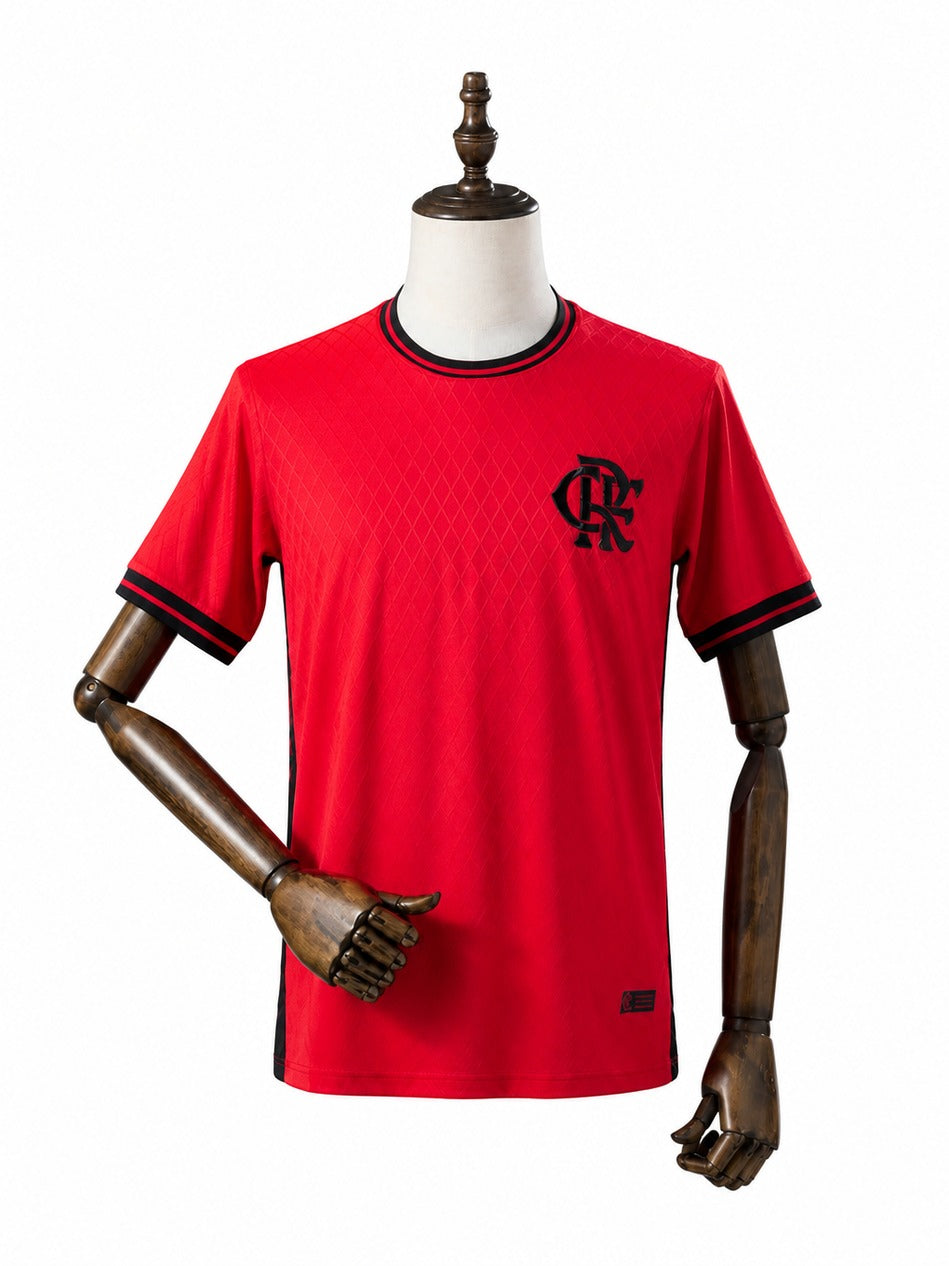 Flamengo 2026/27 Special Edition Red Jersey mannequin view 1 white background Passos Sports