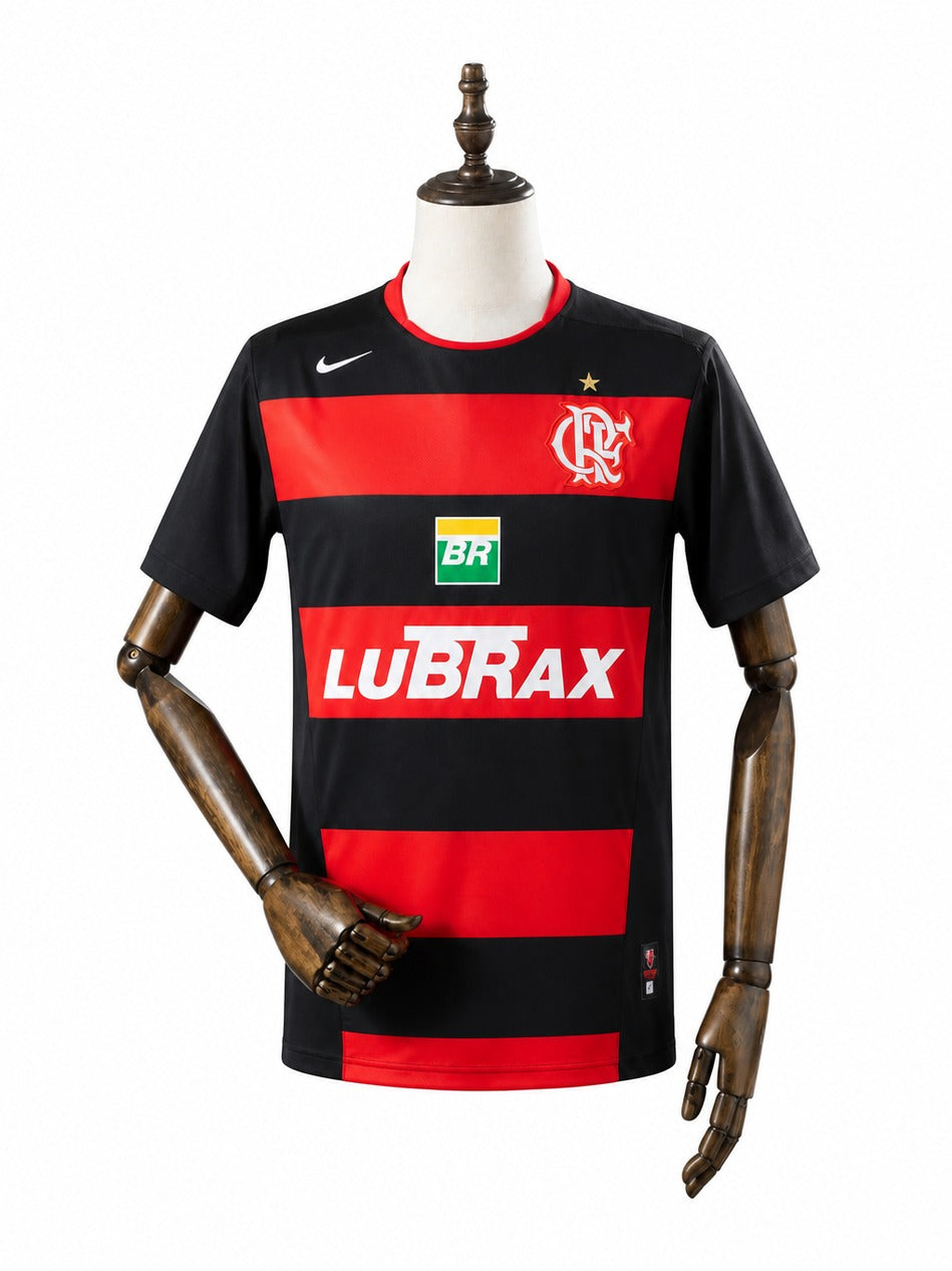 05/06 Flamengo Second Away Retro Soccer Jersey mannequin view 1 white background Passos Sports