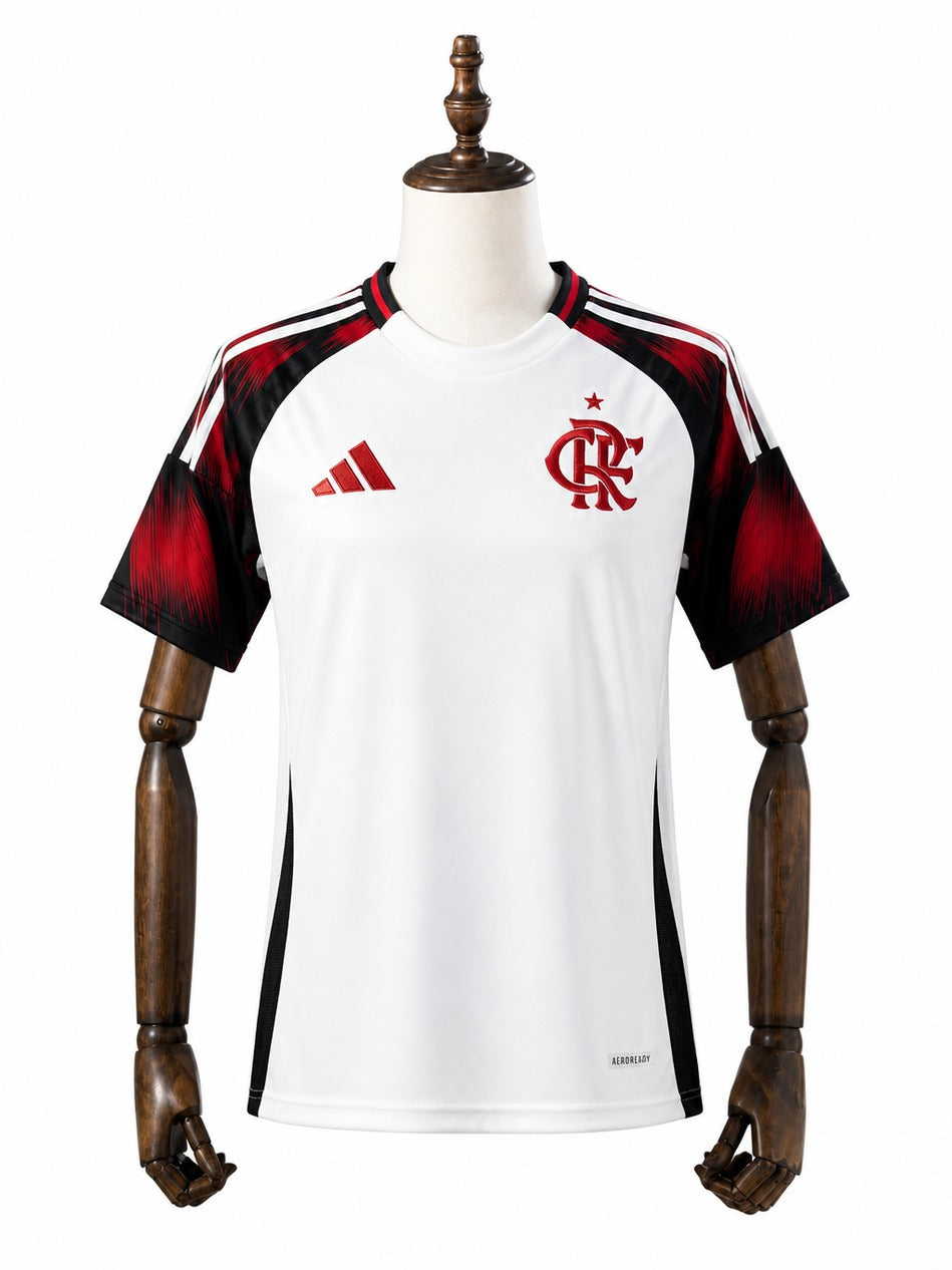 25/26 Flamengo Women Away Soccer Jersey mannequin view 1 white background Passos Sports