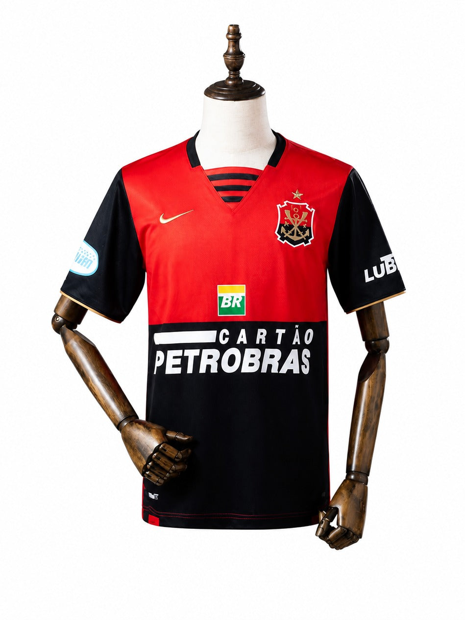 08/09 Flamengo Second Away Retro Soccer Jersey mannequin view 1 white background Passos Sports