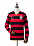 08/09 Flamengo Home Retro Long Sleeve Jersey mannequin view 1 white background Passos Sports