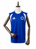 Cruzeiro 2026/27 Sleeveless Soccer Jersey Blue mannequin view 1 white background Passos Sports