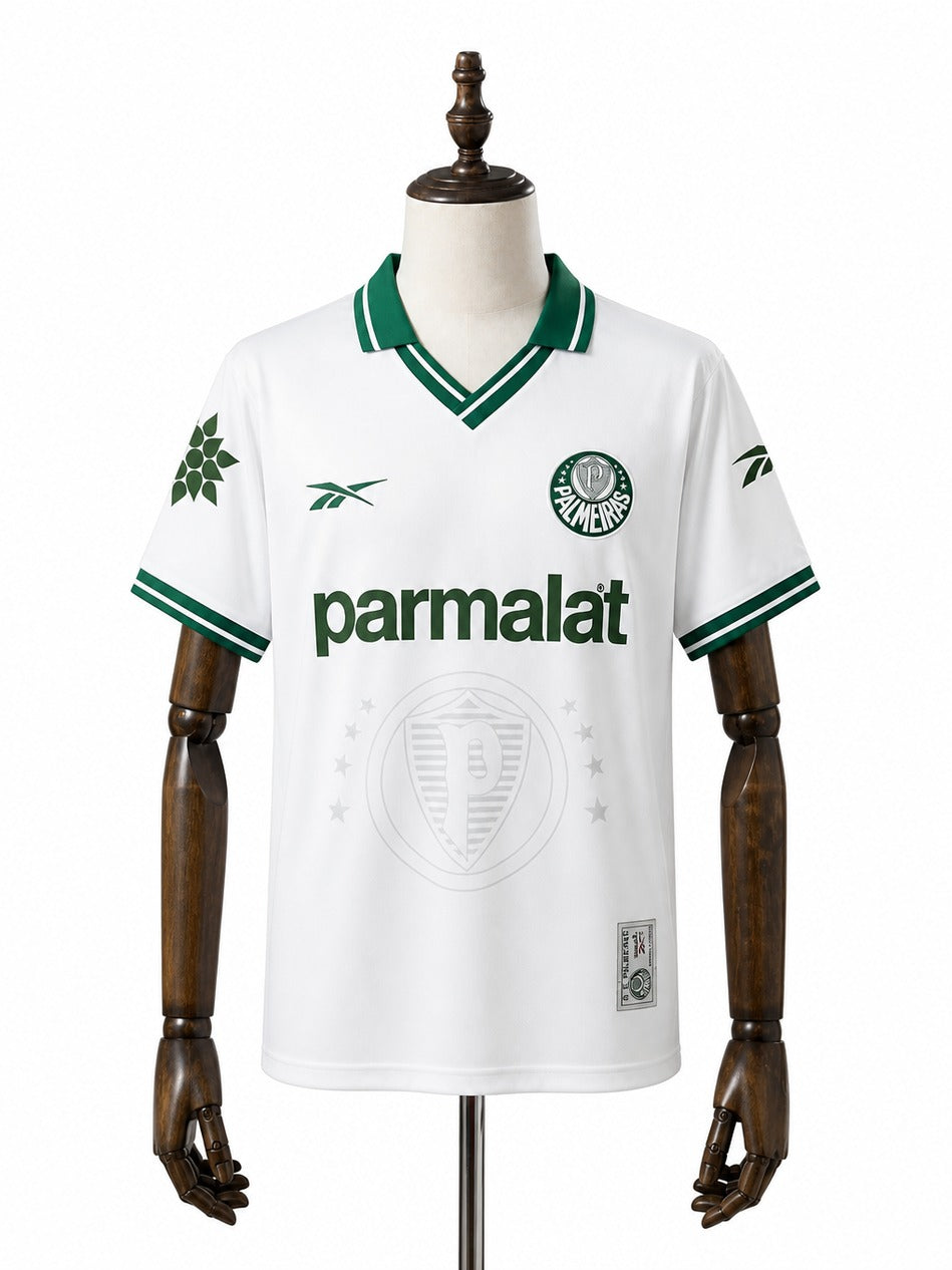 97/98 Palmeiras Away Retro Soccer Jersey mannequin view 1 white background Passos Sports