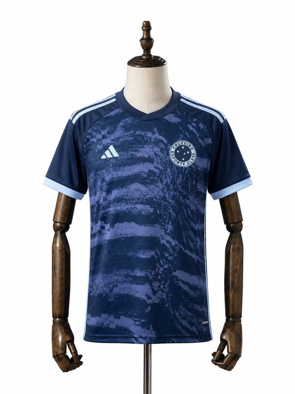 24/25 Cruzeiro third away game Soccer Jersey mannequin view 1 white background Passos Sports