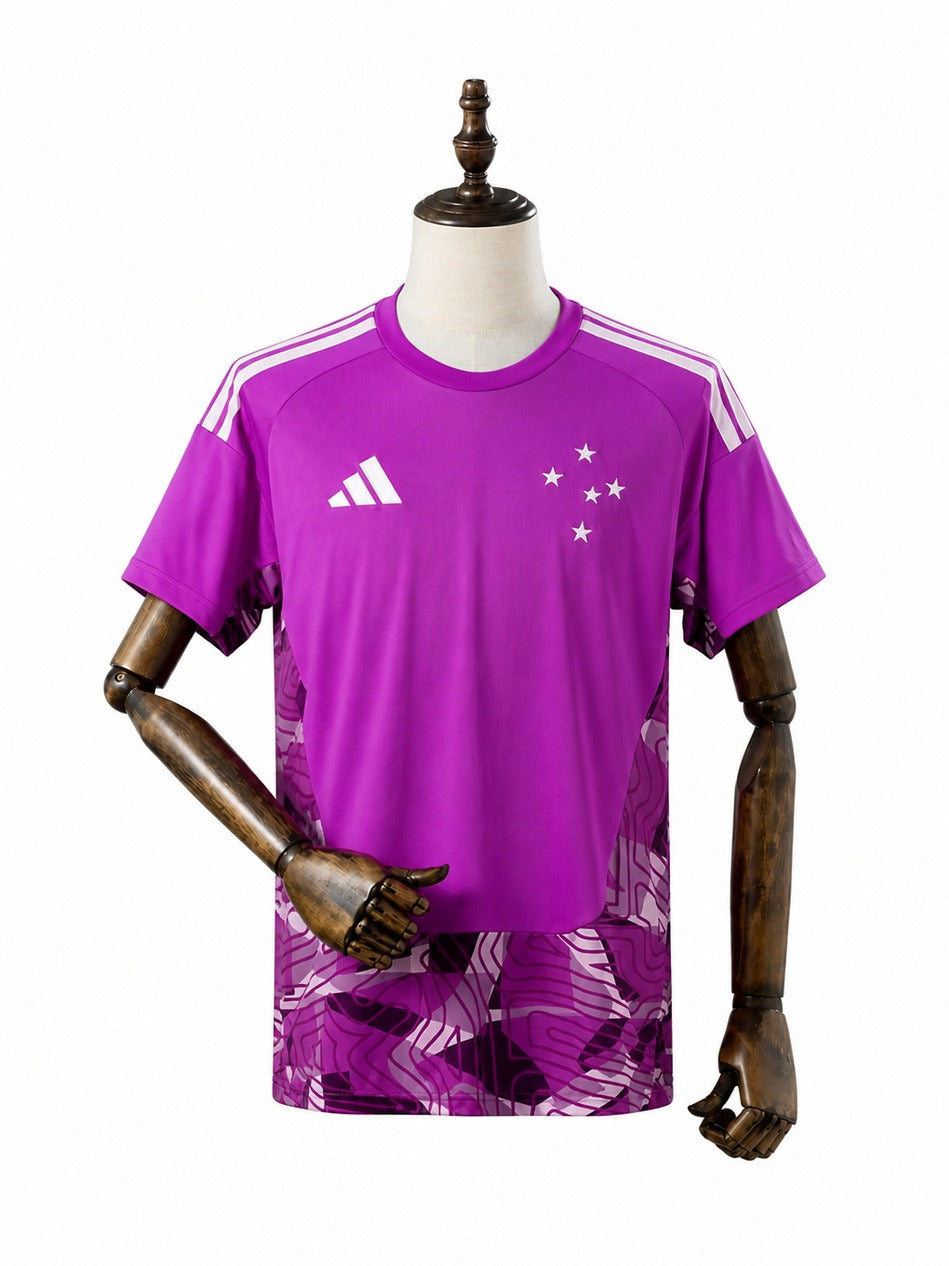 Cruzeiro 26/27 GK-Purple Jersey mannequin view 1 white background Passos Sports