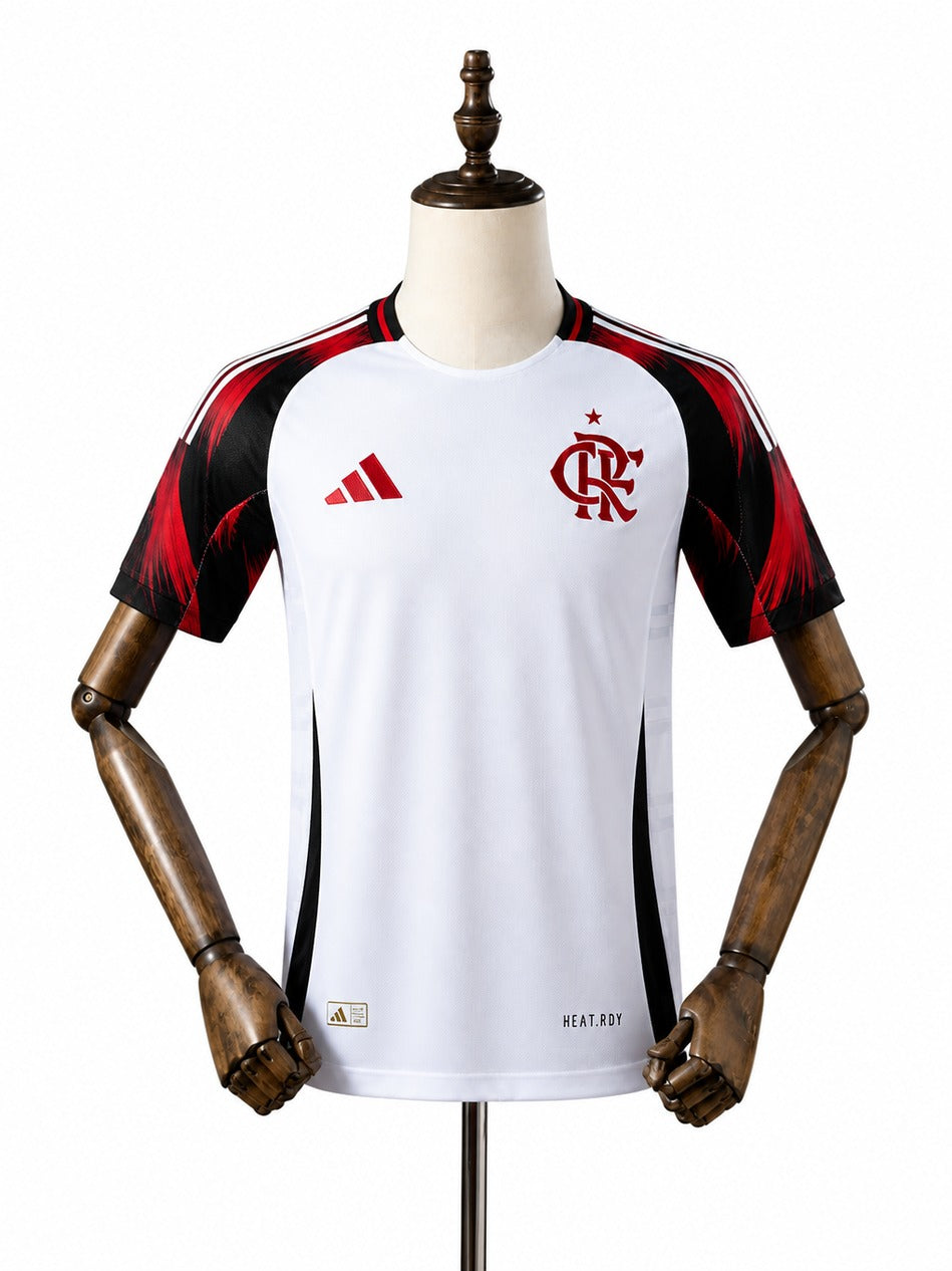 25/26 Flamengo Away Player Version Jersey mannequin view 1 white background Passos Sports