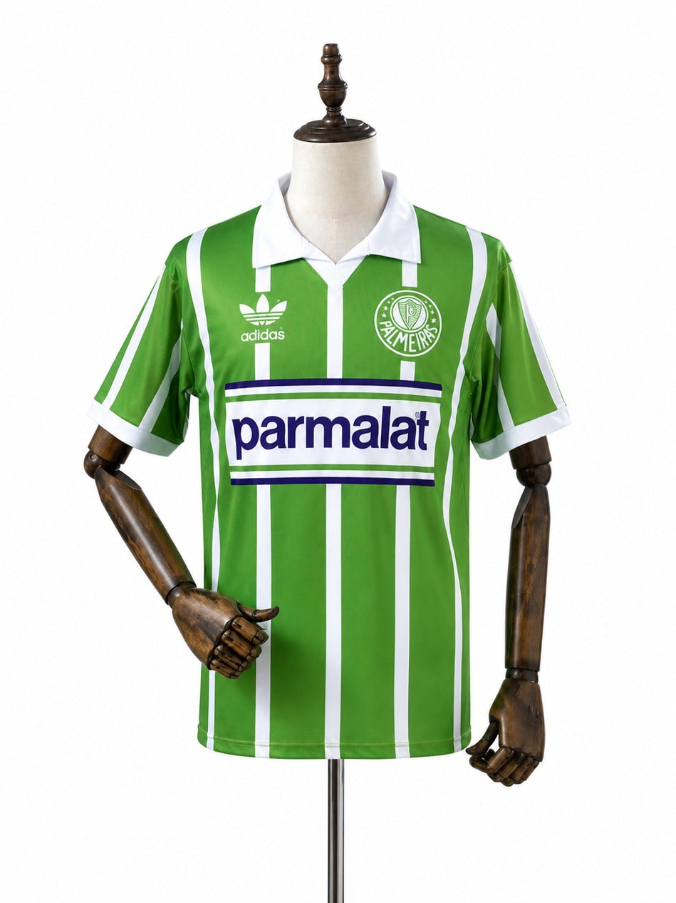 92/93 Palmeiras Home Retro Soccer Jersey mannequin view 1 white background Passos Sports