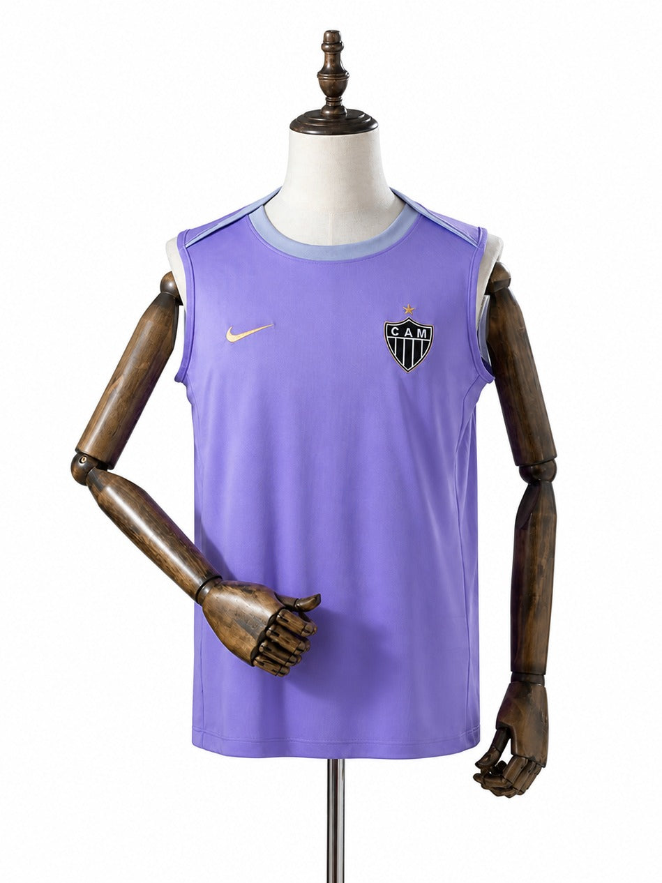 Atletico Mineiro 2026/27 Training Vest Purple Jersey mannequin view 1 white background Passos Sports