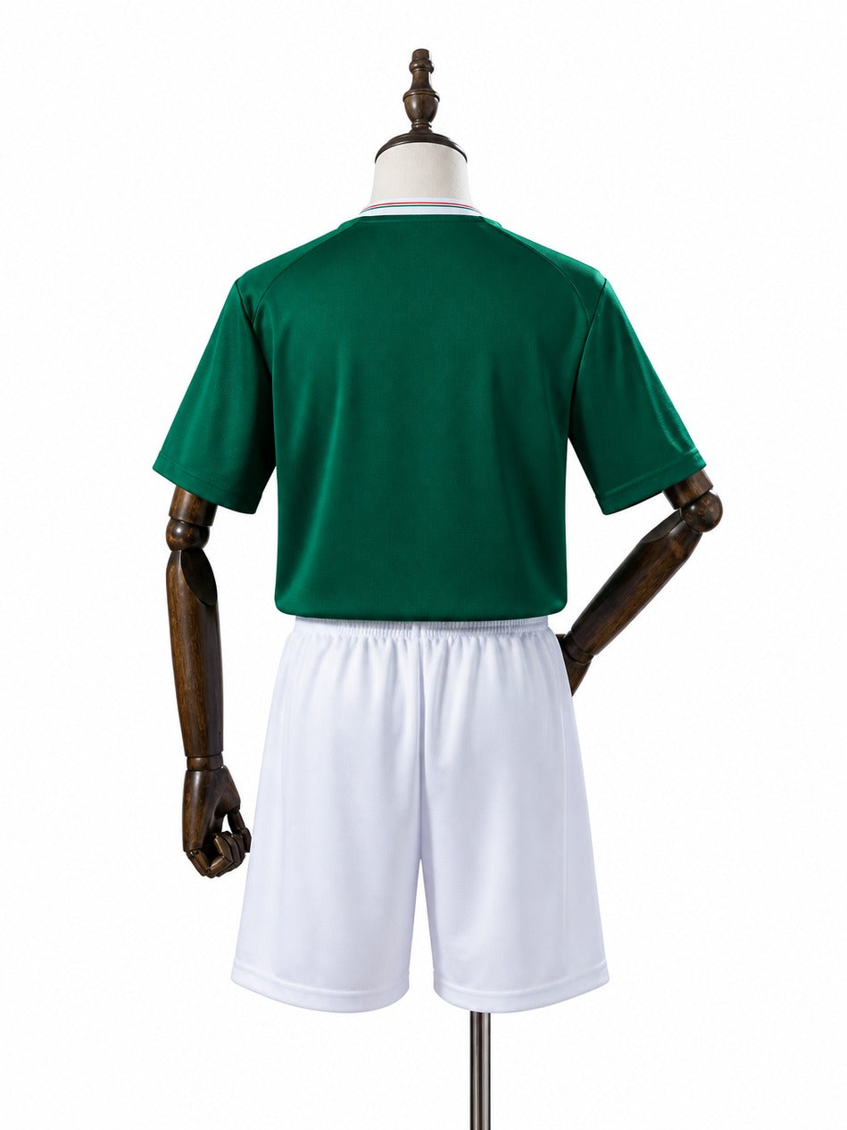 Palmeiras 2026/27 Home Soccer Jersey Kids Kit mannequin view 2 white background Passos Sports