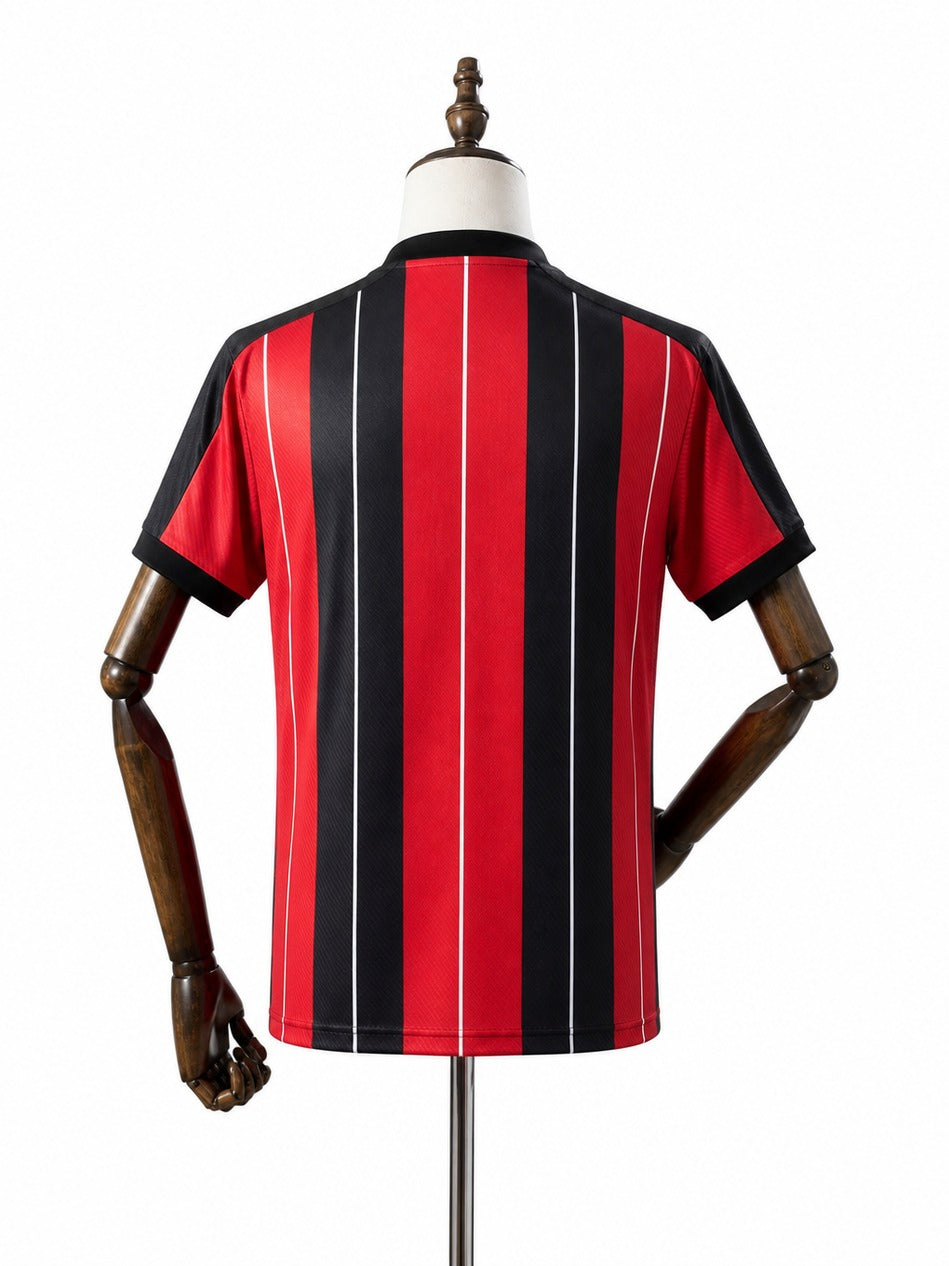 25/26 Flamengo Special Edition Red Soccer Jersey mannequin view 2 white background Passos Sports
