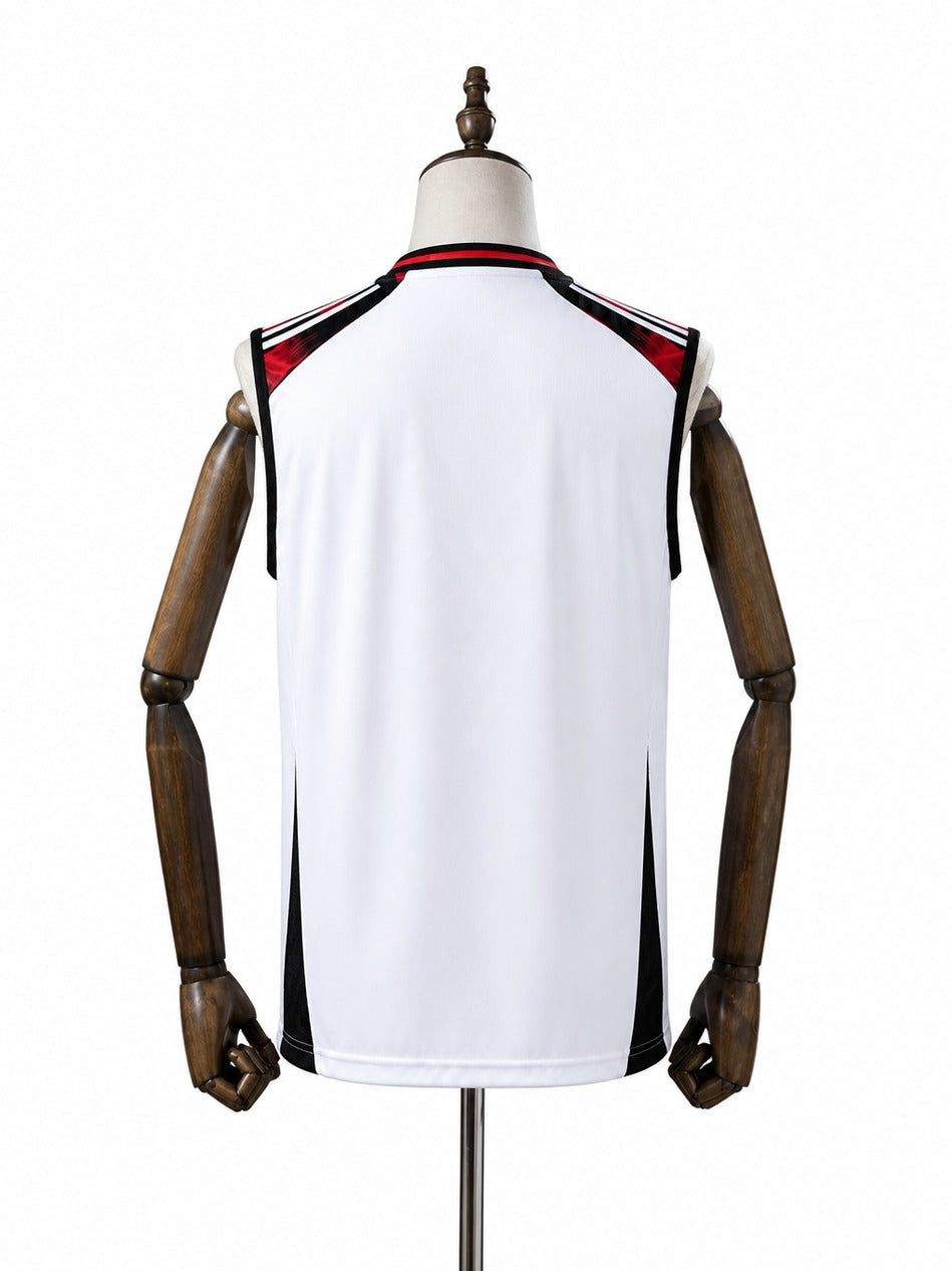 25/26 Flamengo Away Vest Sleeveless football jersey mannequin view 2 white background Passos Sports