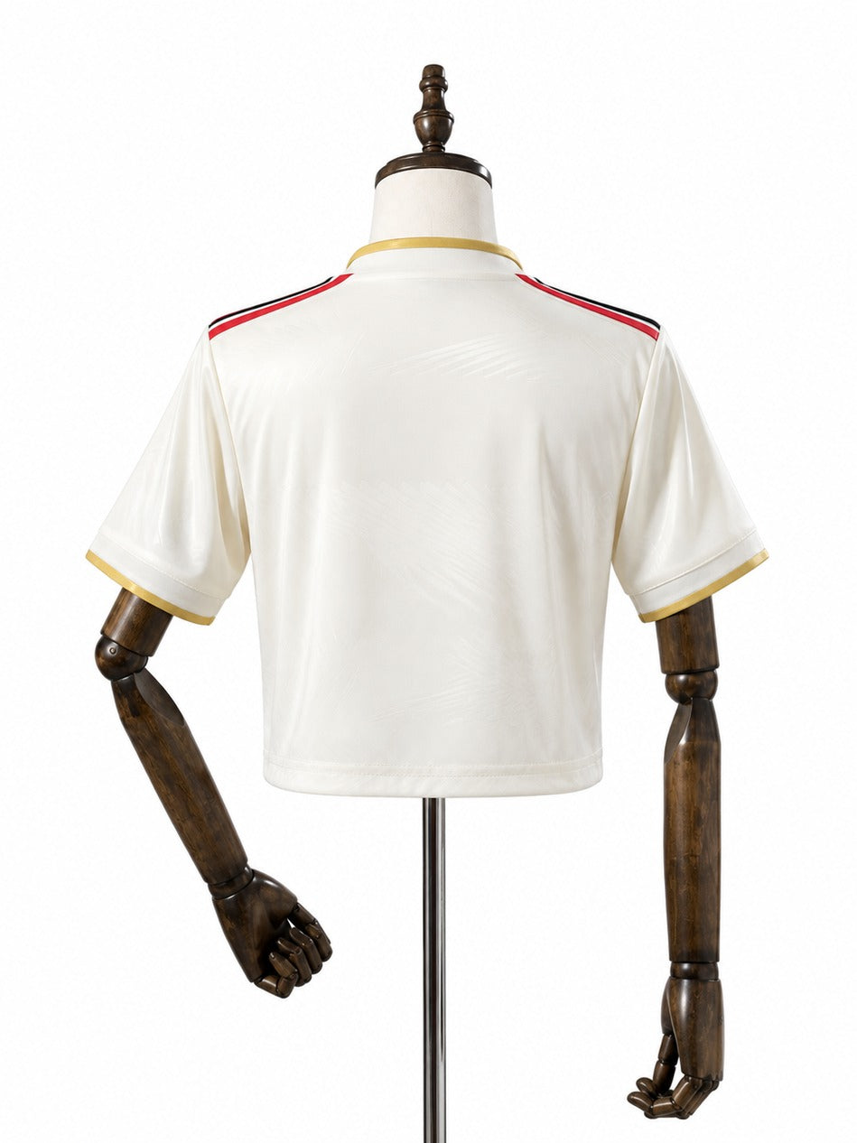 Flamengo 2526 Third Away Women’s crop top style mannequin view 2 white background Passos Sports